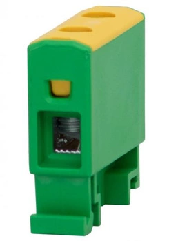 Złączka szynowa 1-torowa 1,5 - 16 mm2 żółto zielona ZU F-Elektro F2,0232