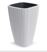 Doniczka biała z wkładem ORO DFOS300-S449