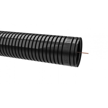 Rura karbowana RKGS 16 czarna 750N z pilotem 25m 444042 AKS