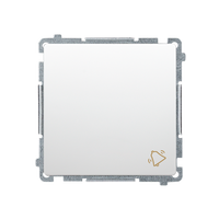Przycisk dzwonek biały Basic BMD1.01/11 Kontakt-Simon
