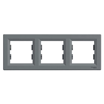 Ramka 3-krotna pozioma stal Asfora EPH5800362 Schneider