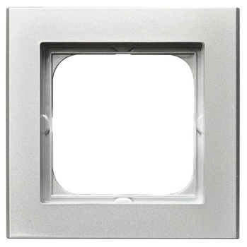 Ramka pojedyncza srebrna SONATA R-1R/38 OSPEL