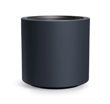 Doniczka okrągła z wkładem antracytowa HEOS DBHER300-S433