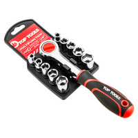 Zestaw kluczy nasadowe 1/4"  Top Tools  38D147 12szt