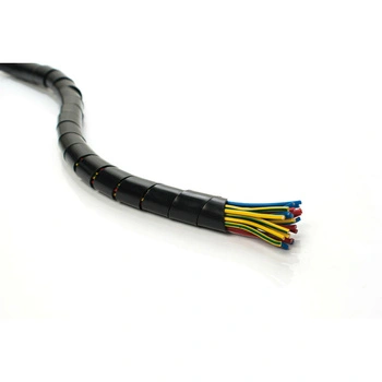 Wąż osłonowy spiralny 4mm czarny GSTB-4 TRYTYT opk=10mb