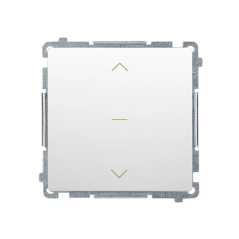 Łącznik żaluzjowy trójpozycyjny 1-0-2 biały Basic BMZW1K.01/11 Kontakt-Simon