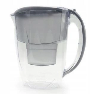 Dzbanek filtrujący Amethyst 2,8 l srebrny/szary + filtr Aquaphor 