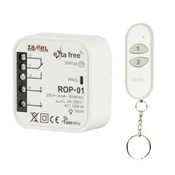 Zestaw sterowania bezprzewodowego uniwersalny (ROP01+P257/2) RZB-05 Zamel EXF10000077