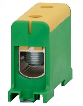 Złączka szynowa 1-torowa 35 mm2 - 150 mm2 Al/Cu żółto zielona F-Elektro F2.0287