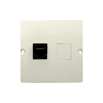 Gniazdo komputerowe pojedyncze RJ45 beżowe Basic BMF51.02/12 Kontakt-Simon