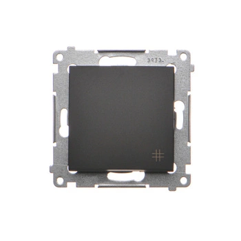 Wyłącznik krzyżowy czarny mat Simon 54 DW7.01/49 Kontakt-Simon