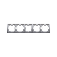 Ramka 5-krotna stal inox Basic BMRC5/21 Kontakt-Simon