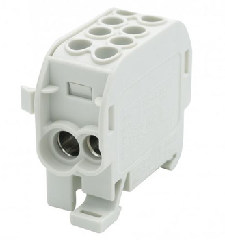 Złączka szynowa szara HLS 125A-2 (1x35,1x25 / 1x35,1x25) F-elektro F2.0525