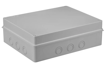 Puszka natynkowa hermetyczna szara 380x300x120 IP65 Pawbol S-BOX 716