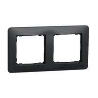 Ramka 2-krotna czarny antracyt Sedna Design SDD314802 Schneider