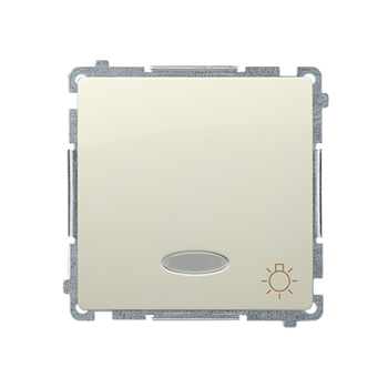 Przycisk światło z podświetleniem beżowy Basic BMS1L.01/12 Kontakt-Simon