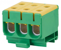 Złączka szynowa 3-torowa 3 x 3 x 50mm2 Al/Cu żółto zielona F-Elektro F2.0318