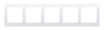 Ramka 5-krotna biała Simon 54 DR5/11 Kontakt-Simon