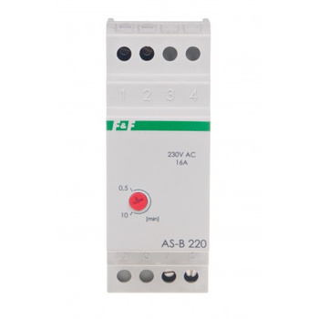 Automat schodowy modułowy 16A 0,5-10min 230V AC F&F AS-B220