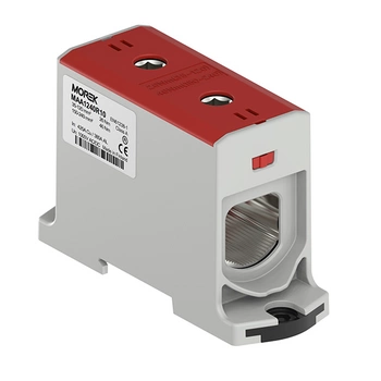 Złączka szynowa czerwona 35-240mm Morek MAA1240R10