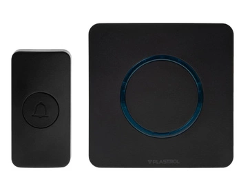 Dzwonek bezprzewodowy czarny zdalnie sterowany Plastrol W-99739