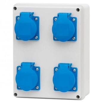 Rozdzielnia zasilająca R-190 gniazda 4x230V F-elektro F3.0121