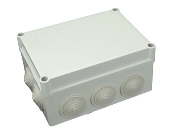 Puszka natynkowa hermetyczna IP55 skręcana szara 190x140x70mm S-BOX 406 SK