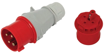 Gniazdo siłowe przenośne szybkozłączne 32A/400V 3p+n+z IP44 Tarel