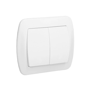 Wyłącznik świecznikowy biały Akord AW5/11 Kontakt-Simon