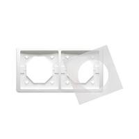 Ramka 2-krotna IP44 biała Basic BMR2B/11 Kontakt-Simon