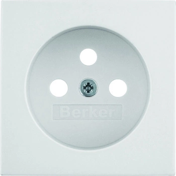 Plakietka gniazda pojedynczego z/u krem B.Kwadrat 3963808992 HAGER