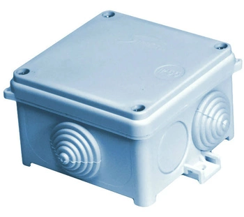 Puszka natynkowa hermetyczna pusta IP55 biała N80x80 Simet 35110206