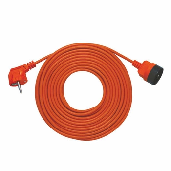 Przedłużacz ogrodowy 1-gniazdowy b/u 15m OMY 2x1 pomarańczowy Elgotech PK-1015