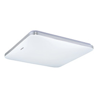 Plafon kwadratowy z czujnikiem ruchu  ADIS LED D SLIM MVS 20W 2690lm 4000K IP44 03754 Strühm