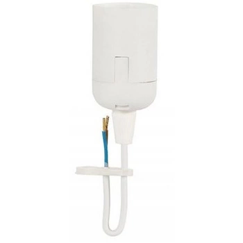 Oprawka termoplastyczna biała z przewodem E27-6 F-elektro F4.0139