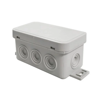 Puszka natynkowa hermetyczna IP54 szara zatrzaskowa 80x45x41 Viplast 03803