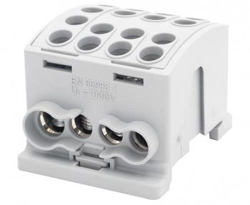 Zacisk HLK 100A-4 (1x25,3x16 / 1x25,3x16) - szary F2.0367