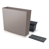 Doniczka z wkładem mocca URBI CASE TOWER DUC600T-7529U