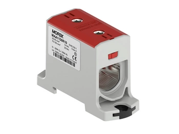 Złączka szynowa czerwona 25-150mm Morek MAA1150R10