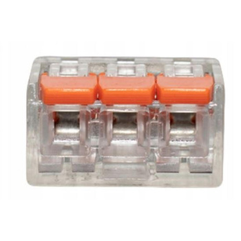Szybkozłączka uniwersalna linka - drut 3 x 0,14-4 mm2 F-elektro F2.0276