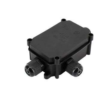 Puszka natynkowa hermetycza z dławicami IP66  Bemko E04-HP3-PG9-IP66