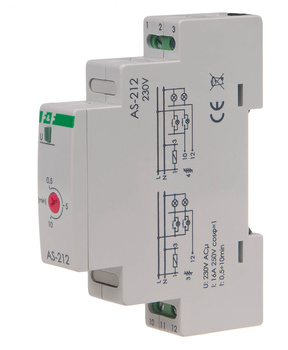 Automat schodowy 16A 0,5-10min 230V AC F&F AS-212