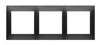 Ramka 3-krotna czarny mat Simon 54 DR3/49 Kontakt-Simon