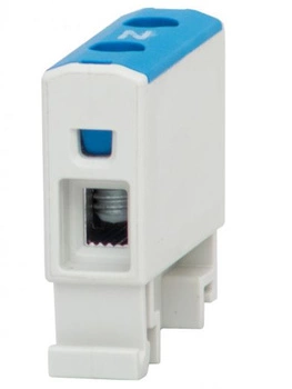 Złączka szynowa ZU 1-torowa 1,5 - 16mm2 niebieska F-Elektro F2.0230