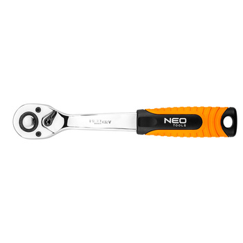 Grzechotka prosta 72 zęby 1/4 cala 145mm NEO 08-503