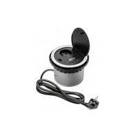 Gniazdo meblowe wpuszczane 1-gn z/u USB 5V 2A  GTV AE-BPW1U2UCH-80