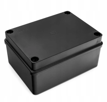 Puszka natynkowa hermetyczna czarna IP65 150 x 110 x 70mm Pawbol S-BOX 316C