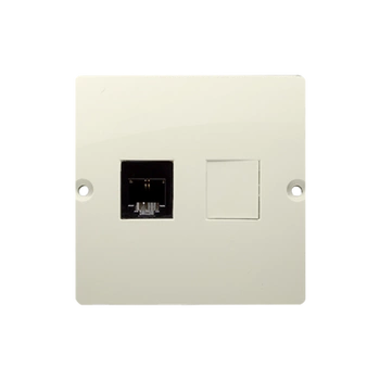 Gniazdo telefoniczne pojedyncze RJ11 beżowy Basic BMTF1.02/12 Kontakt-Simon