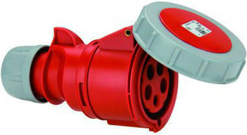 Gniazdo przenośne siłowe 32A 4B 400V IP67 PCE 2242-6V