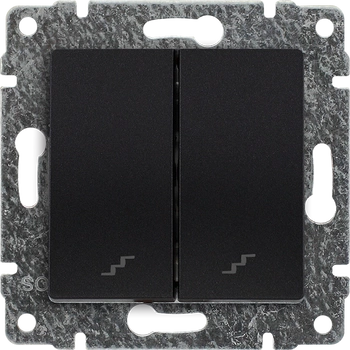 Łącznik podwójny schodowy antracyt VENA 516119 Kos